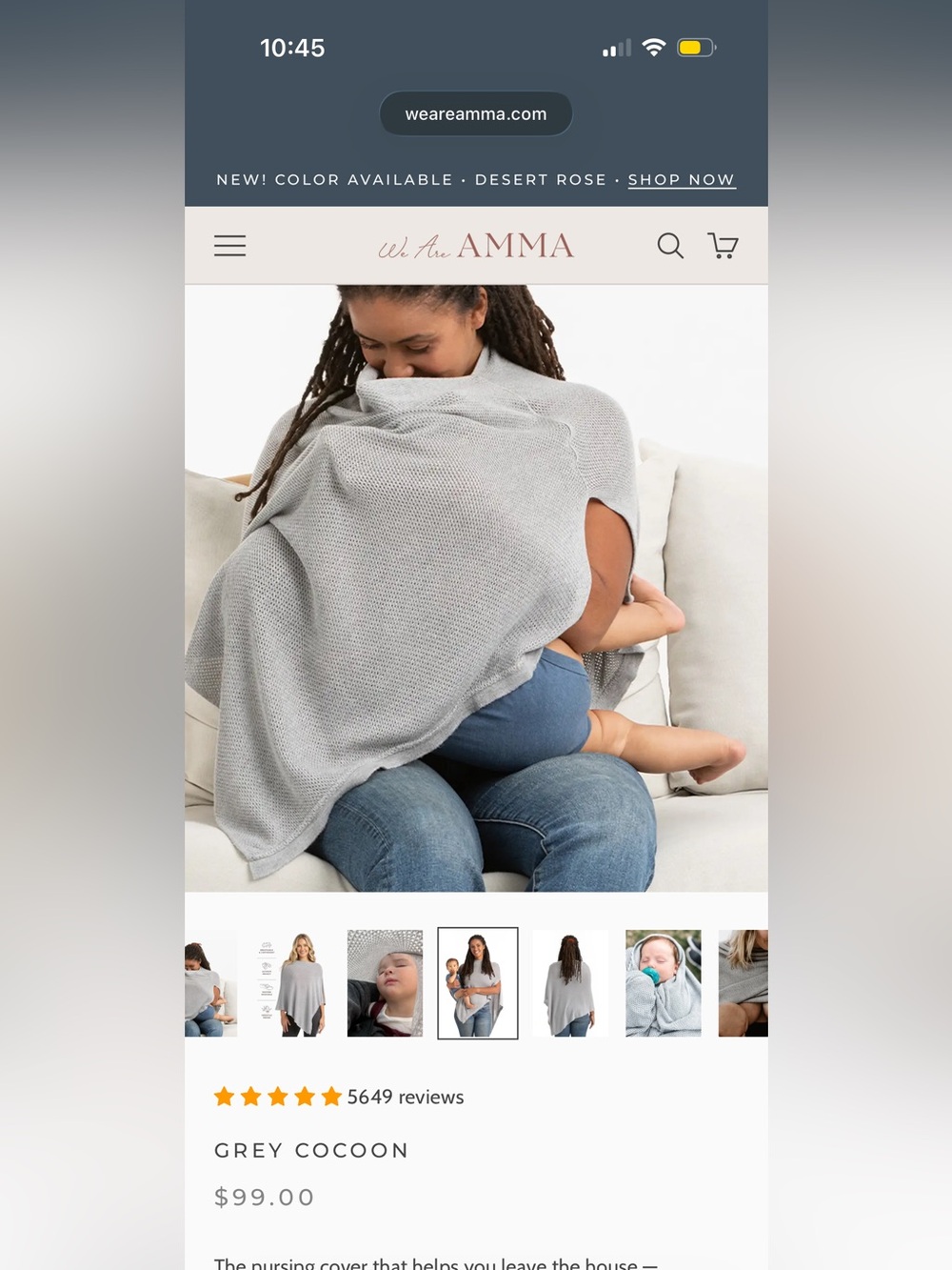 We are amma nursing cover